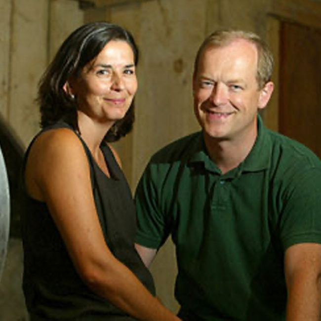 Ingrid et Michael Hallek Propriétaires de Château Le Pin Beausoleil